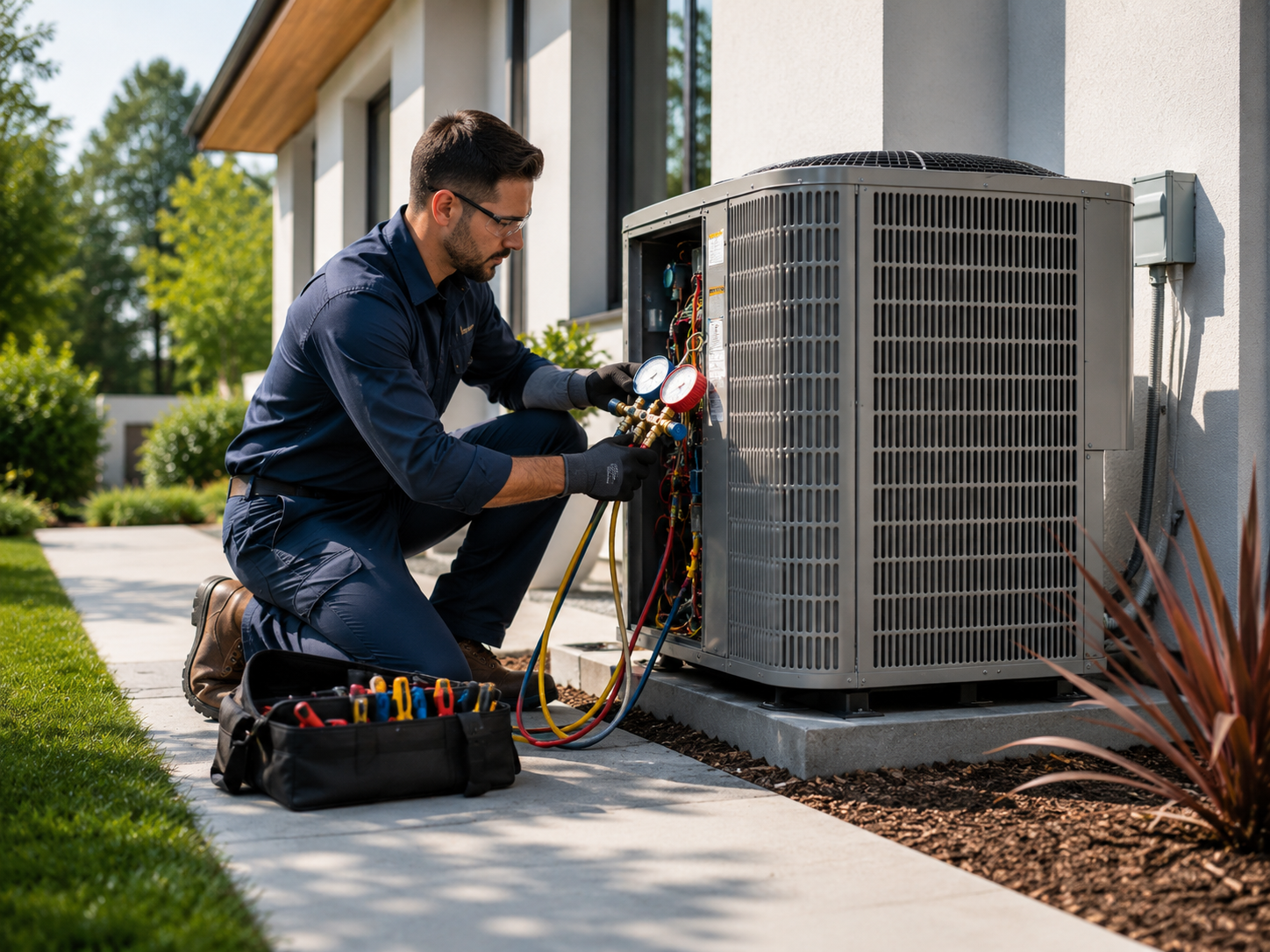Professional HVAC AC repair service