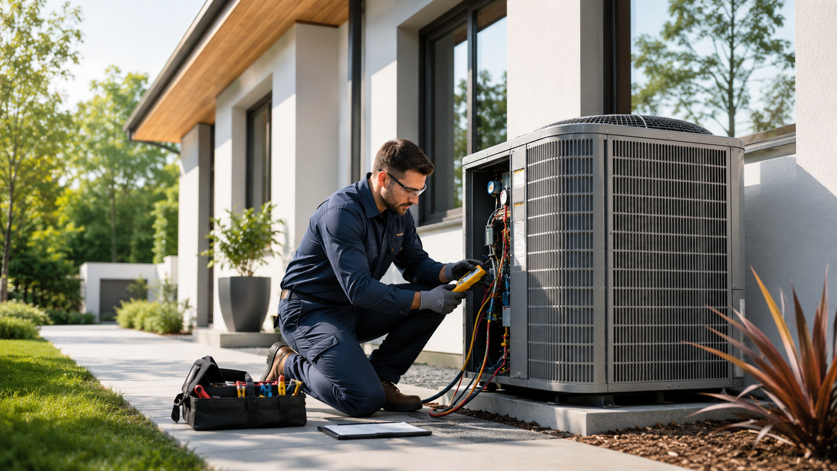 Professional HVAC technician service